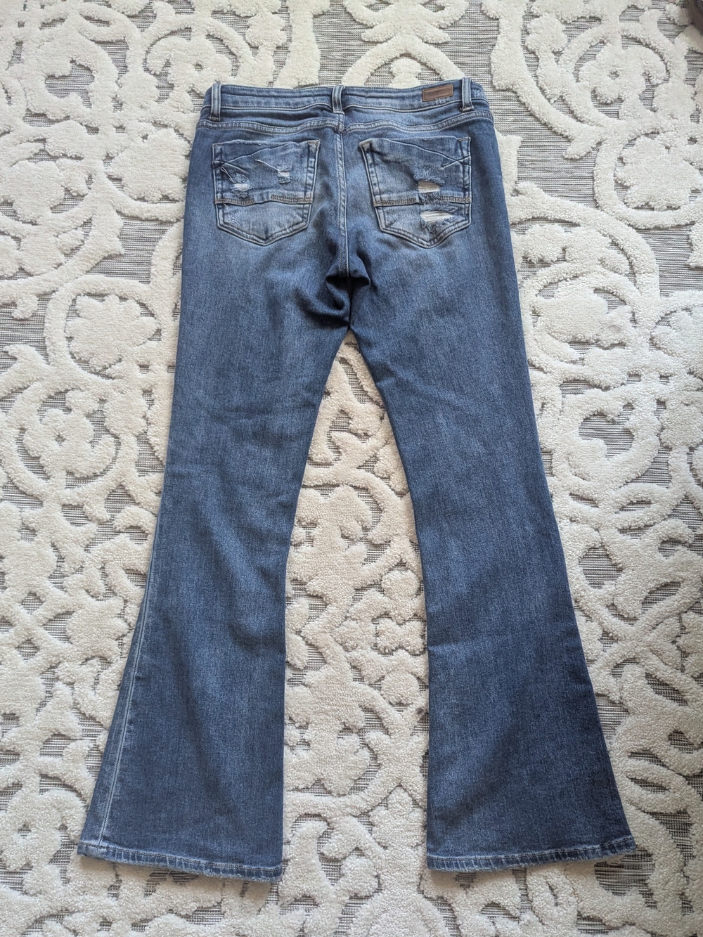 BKE Women’s Medium-Dark Blue Flared Jeans - Picture 2 of 7